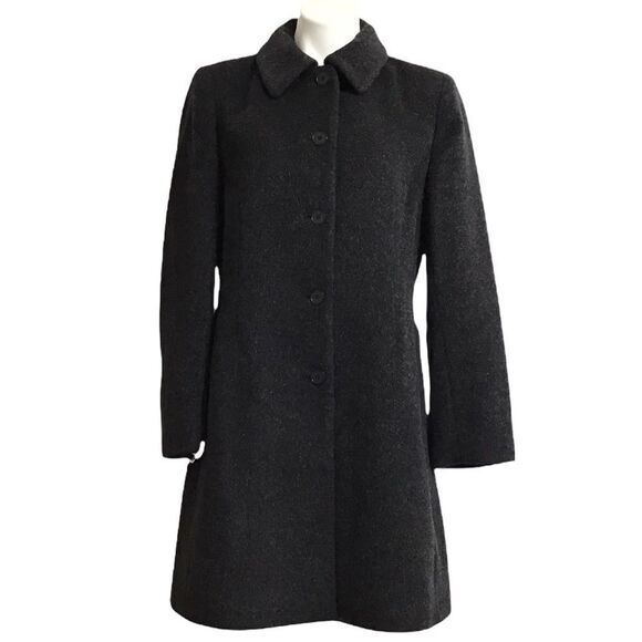 Anne Klein Jackets & Blazers - Anne Klein Single Breasted Wool/Mohair Walker Coat Good PreOwned Condition Sz 10
